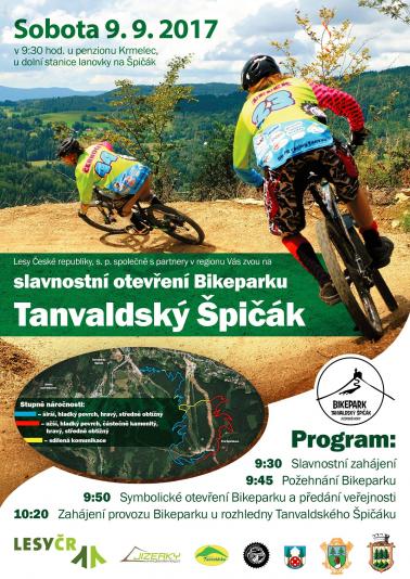 Otevření bikeparku Špičák